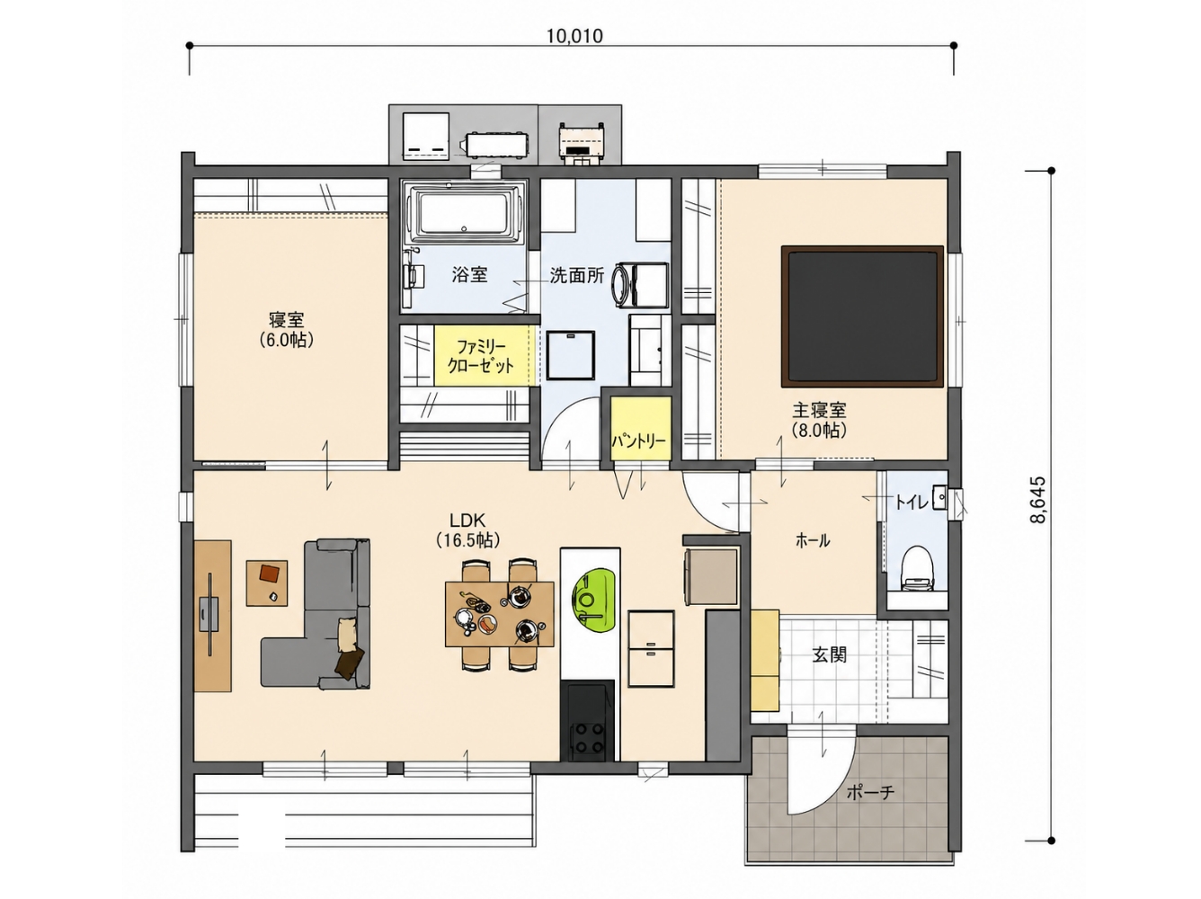 PLAN 04 間取り図