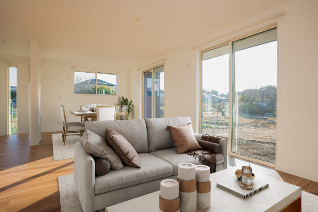 快適な平屋暮らしが叶うモダンな住まい