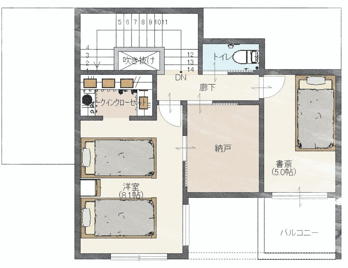 2F 間取り